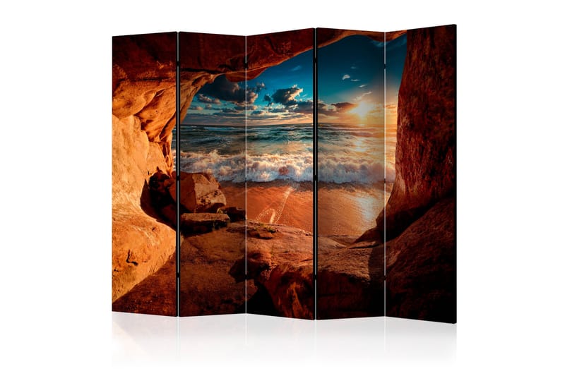 Rumsavdelare - Cave: Beach II 225x172 - Artgeist sp. z o. o. - Inredning - Rumsavdelare - Vikskärm
