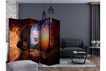 Rumsavdelare - Cave: Seljalandsfoss Waterfall II 225x172 - Artgeist sp. z o. o. - Inredning - Rumsavdelare - Vikskärm