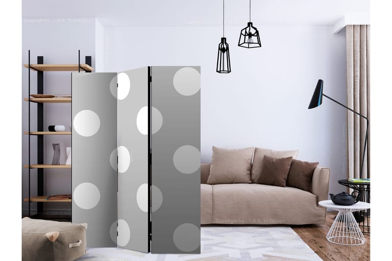 Rumsavdelare - Charming Dots 135x172 - Artgeist sp. z o. o. - Inredning - Rumsavdelare - Vikskärm