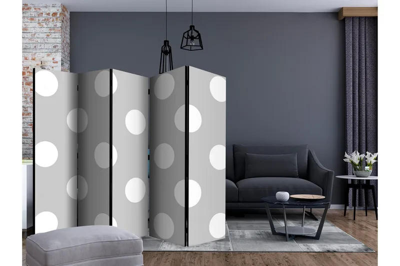 Rumsavdelare - Charming Dots II 225x172 - Artgeist sp. z o. o. - Inredning - Rumsavdelare - Vikskärm