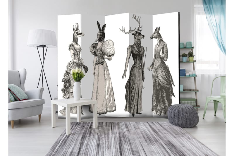 Rumsavdelare Chic Zoo 225x172 - Artgeist sp. z o. o. - Inredning - Rumsavdelare - Vikskärm