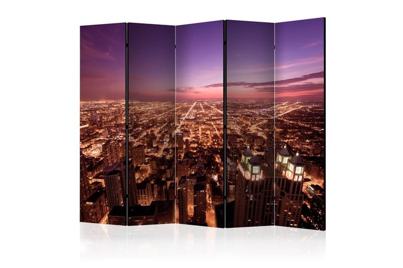 Rumsavdelare Chicago Panorama II 225x172 cm, Artgeist sp. z o. o.