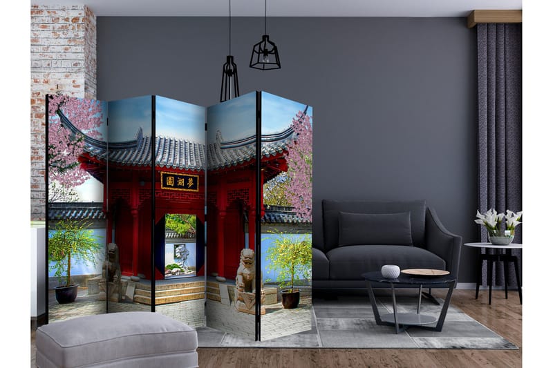 Rumsavdelare - Chinese botanical garden Montreal 225x172 - Artgeist sp. z o. o. - Inredning - Rumsavdelare - Vikskärm