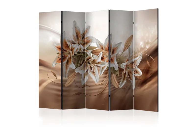 Rumsavdelare - Chocolate Lilies II 225x172, Artgeist sp. z o. o.