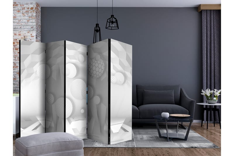 Rumsavdelare - Circles in the Space II 225x172 - Artgeist sp. z o. o. - Inredning - Rumsavdelare - Vikskärm