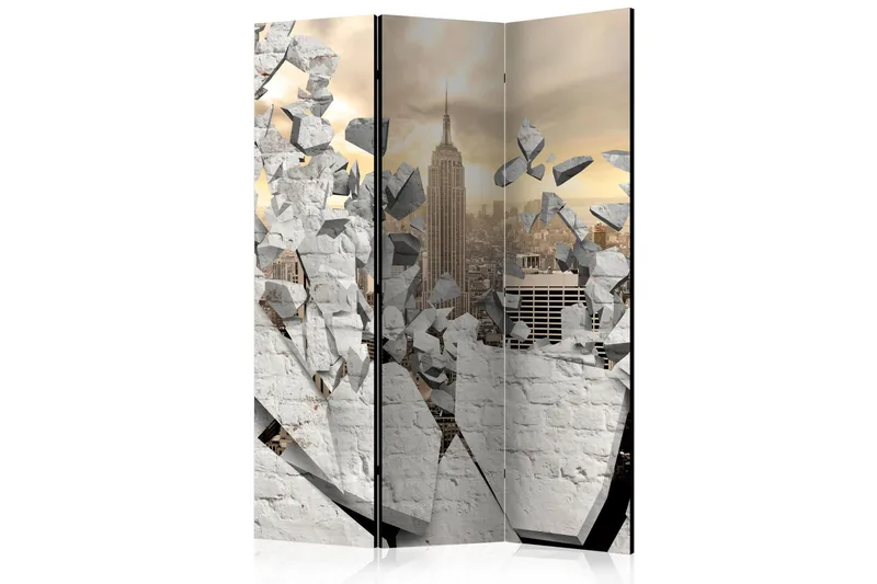 Rumsavdelare City Behind The Wall 135x172, Artgeist sp. z o. o.