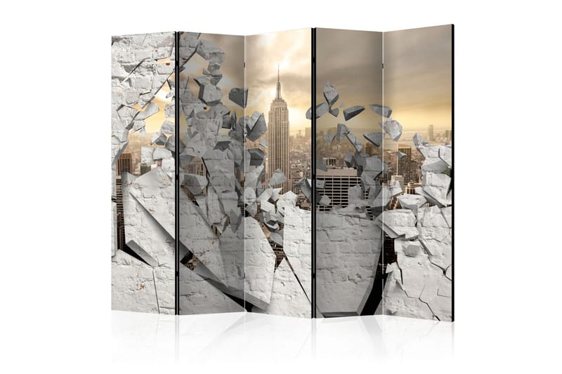 Rumsavdelare City Behind The Wall 225x172, Artgeist sp. z o. o.