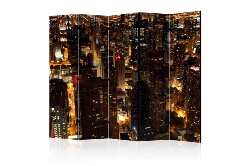 Rumsavdelare - City by night - Chicago, USA II 225x172 - Artgeist sp. z o. o. - Inredning - Rumsavdelare - Vikskärm