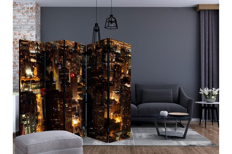 Rumsavdelare - City by night - Chicago, USA II 225x172 - Artgeist sp. z o. o. - Inredning - Rumsavdelare - Vikskärm