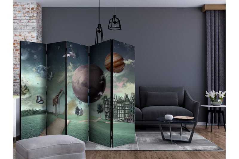 Rumsavdelare - City of the future II 225x172 - Artgeist sp. z o. o. - Inredning - Rumsavdelare - Vikskärm