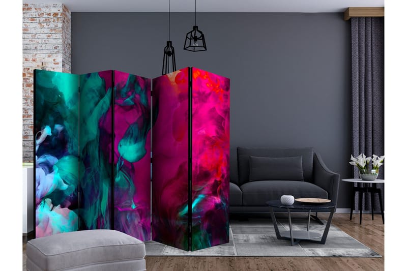 Rumsavdelare - Color madness II 225x172 - Artgeist sp. z o. o. - Inredning - Rumsavdelare - Vikskärm