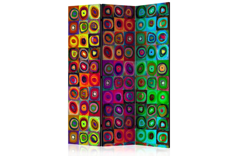 Rumsavdelare Colorful Abstract Art 135x172 - Artgeist sp. z o. o. - Inredning - Rumsavdelare - Vikskärm