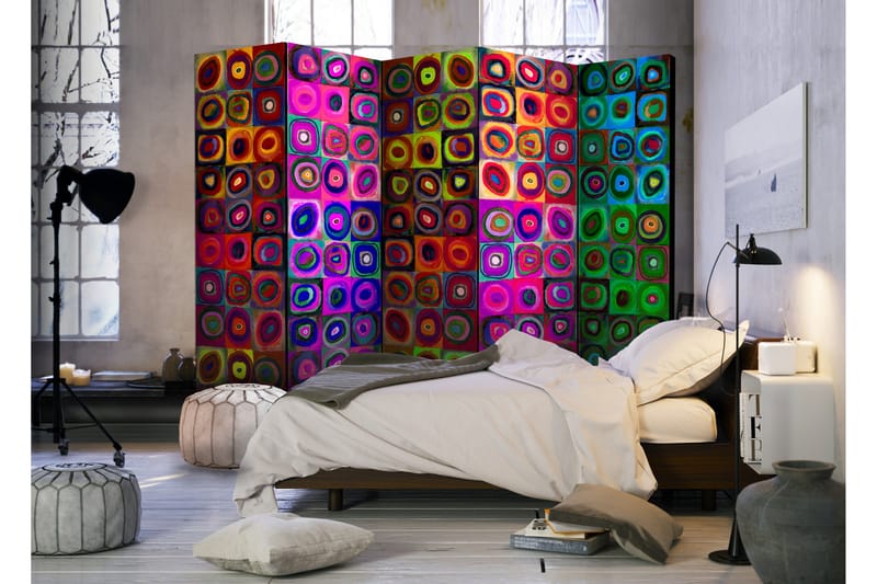 Rumsavdelare Colorful Abstract Art 225x172 - Artgeist sp. z o. o. - Inredning - Rumsavdelare - Vikskärm