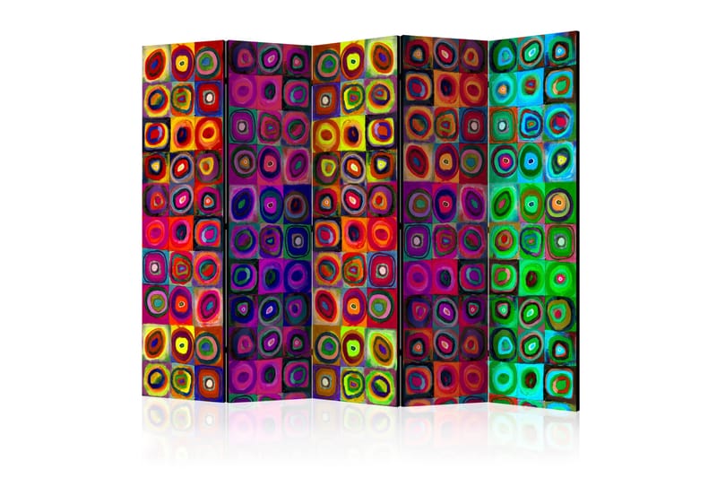 Rumsavdelare Colorful Abstract Art 225x172 - Artgeist sp. z o. o. - Vikskärm - Rumsavdelare