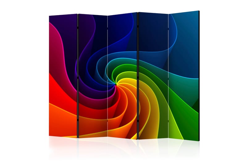 Rumsavdelare - Colorful Pinwheel II 225x172 - Artgeist sp. z o. o. - Inredning - Rumsavdelare - Vikskärm