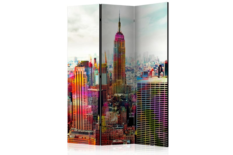 Rumsavdelare Colors of New York City 135x172 cm - Artgeist sp. z o. o. - Vikskärm - Rumsavdelare