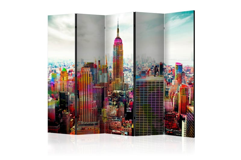 Rumsavdelare Colors of New York City II 225x172 cm, Artgeist sp. z o. o.