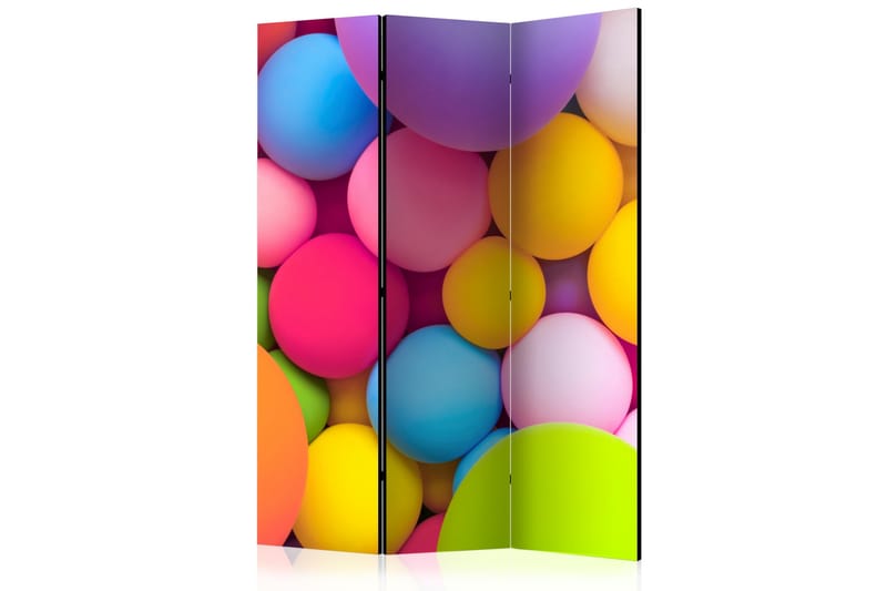 Rumsavdelare - Colourful Balls 135x172 - Artgeist sp. z o. o. - Inredning - Rumsavdelare - Vikskärm