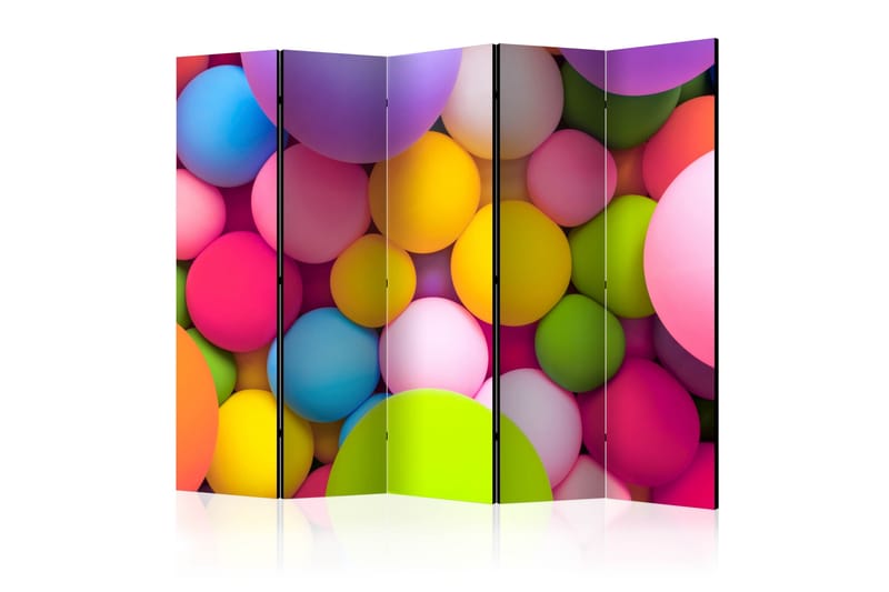 Rumsavdelare - Colourful Balls II 225x172 - Artgeist sp. z o. o. - Inredning - Rumsavdelare - Vikskärm