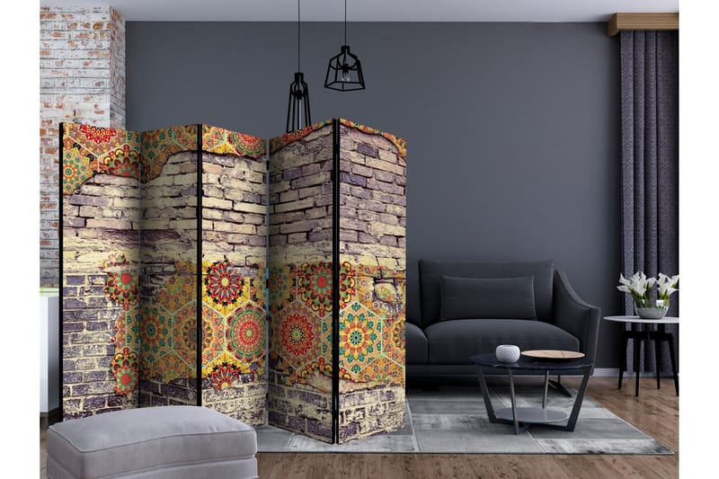 Rumsavdelare - Colourful Equation II 225x172 - Artgeist sp. z o. o. - Inredning - Rumsavdelare - Vikskärm