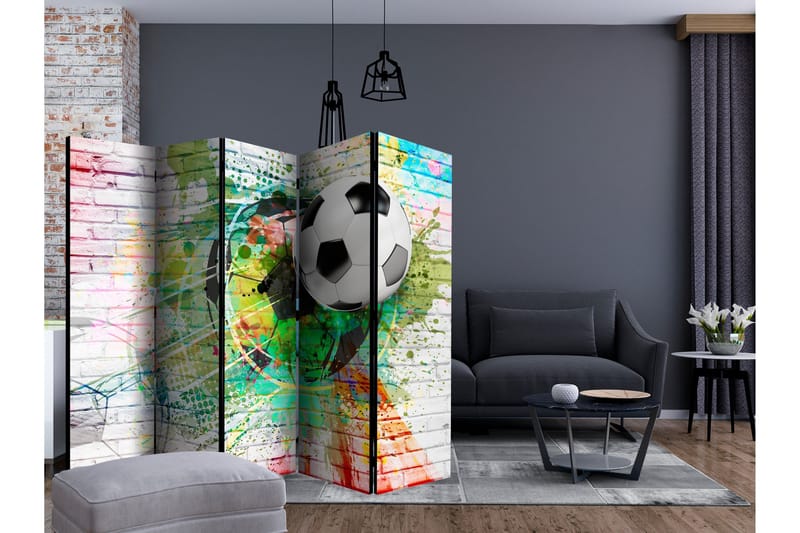 Rumsavdelare - Colourful Sport II 225x172 - Artgeist sp. z o. o. - Inredning - Rumsavdelare - Vikskärm