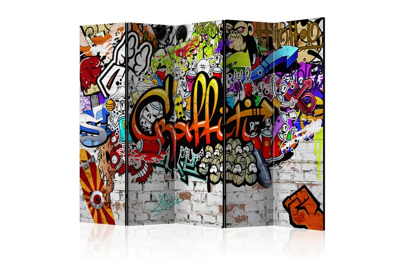 Rumsavdelare Colourful Style 225x172 - Artgeist sp. z o. o. - Inredning - Rumsavdelare - Vikskärm