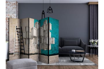 Rumsavdelare - Concrete blocks II 225x172 - Artgeist sp. z o. o. - Inredning - Rumsavdelare - Vikskärm