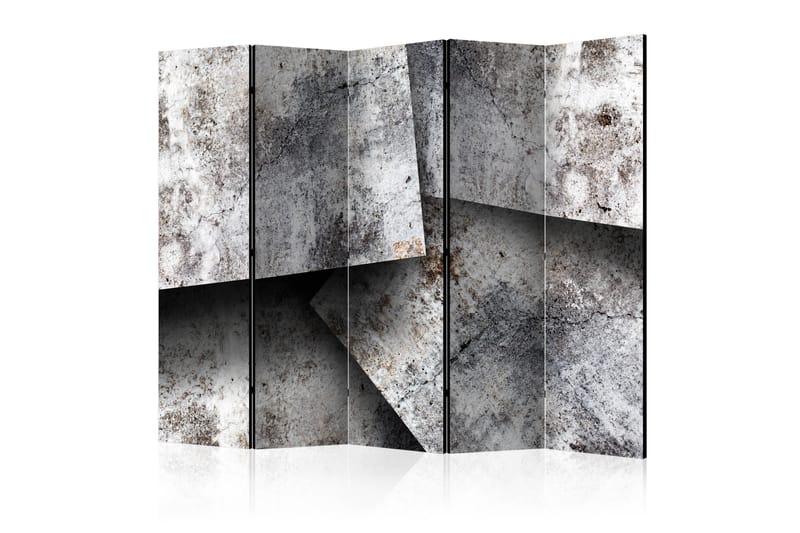Rumsavdelare - Concrete cards II 225x172 - Artgeist sp. z o. o. - Inredning - Rumsavdelare - Vikskärm