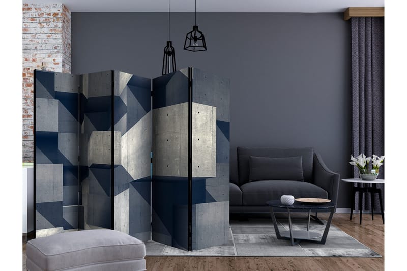 Rumsavdelare - Concrete city II 225x172 - Artgeist sp. z o. o. - Inredning - Rumsavdelare - Vikskärm