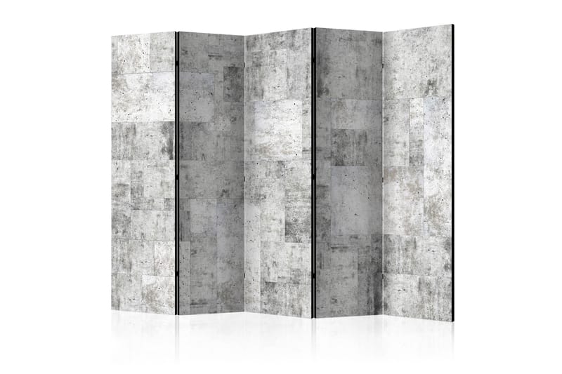 Rumsavdelare - Concrete: Grey City II 225x172 - Artgeist sp. z o. o. - Inredning - Rumsavdelare - Vikskärm