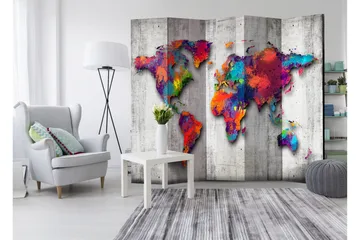 Rumsavdelare Concrete World 225x172 - Artgeist sp. z o. o. - Inredning - Rumsavdelare - Vikskärm