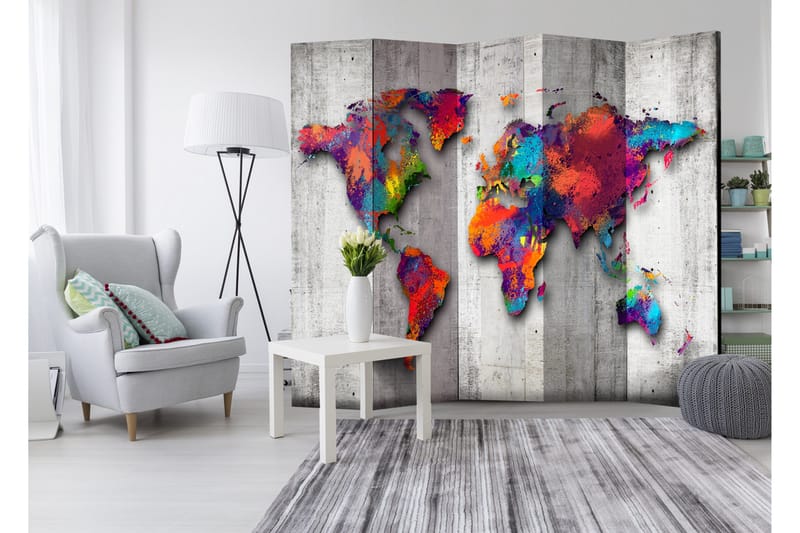 Rumsavdelare Concrete World 225x172 - Artgeist sp. z o. o. - Inredning - Rumsavdelare - Vikskärm