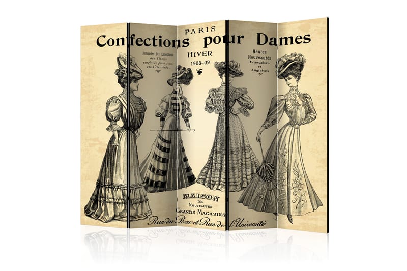 Rumsavdelare Confections Pour Dames 225x172 - Artgeist sp. z o. o. - Inredning - Rumsavdelare - Vikskärm
