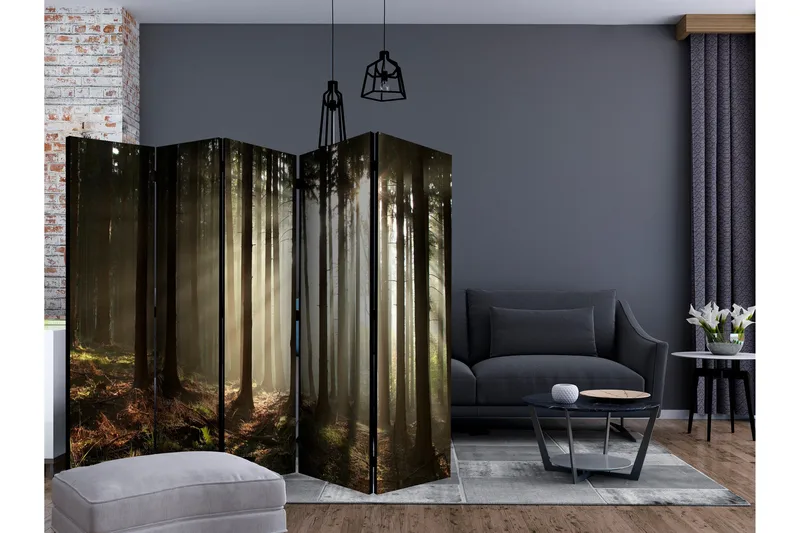 Rumsavdelare Coniferous Forest II 225x172 cm - Artgeist sp. z o. o. - Inredning - Rumsavdelare - Vikskärm