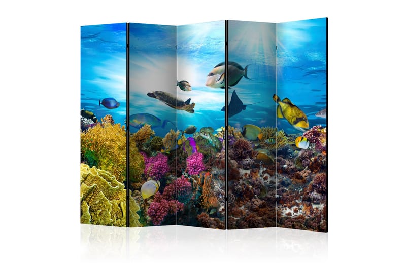 Rumsavdelare - Coral reef II 225x172 - Artgeist sp. z o. o. - Inredning - Rumsavdelare - Vikskärm