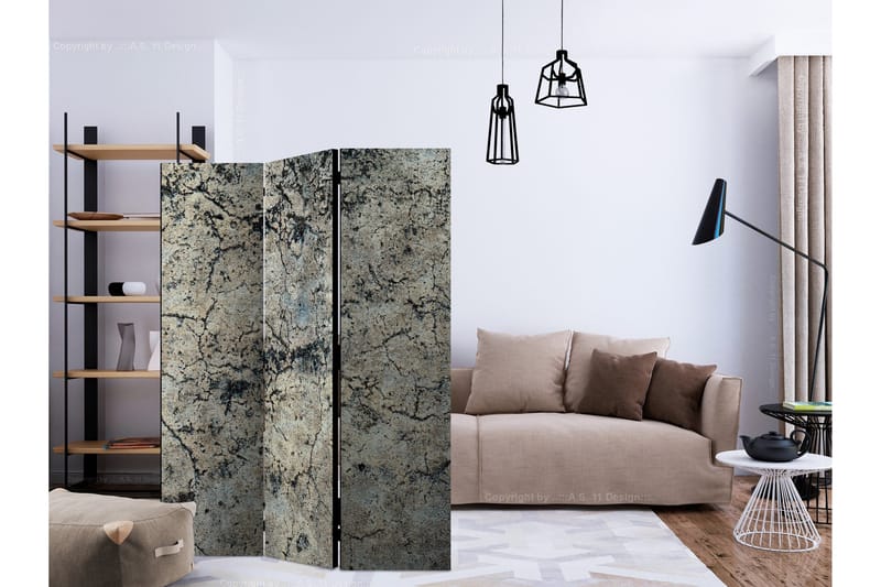 Rumsavdelare - Cracked Stone 135x172 - Artgeist sp. z o. o. - Inredning - Rumsavdelare - Vikskärm