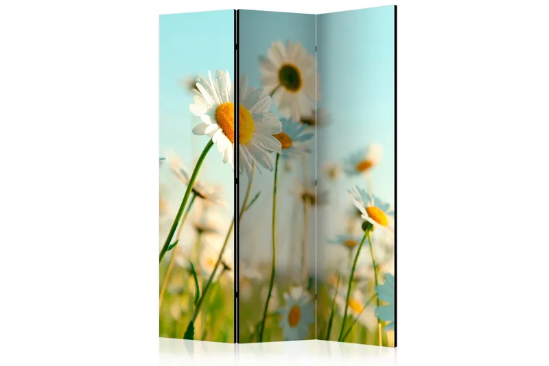 Rumsavdelare - Daisies - spring meadow 135x172, Artgeist sp. z o. o.