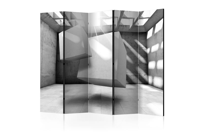 Rumsavdelare - Dancing Squares II 225x172 - Artgeist sp. z o. o. - Vikskärm - Rumsavdelare