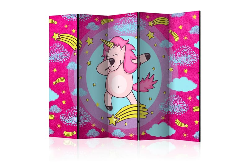 Rumsavdelare Dancing Unicorn II 225x172 cm - Artgeist sp. z o. o. - Inredning - Rumsavdelare - Vikskärm
