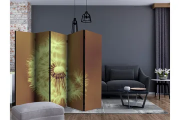 Rumsavdelare - dandelion (sepia) II 225x172 - Artgeist sp. z o. o. - Inredning - Rumsavdelare - Vikskärm