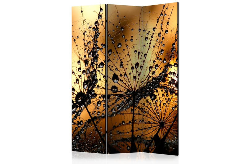 Rumsavdelare Dandelions In The Rain 135x172 - Artgeist sp. z o. o. - Vikskärm - Rumsavdelare