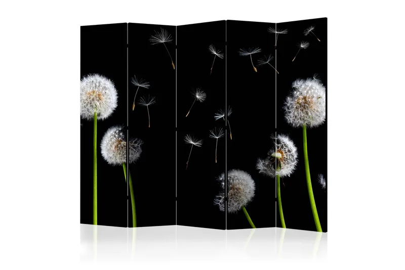 Rumsavdelare - Dandelions in the wind II 225x172, Artgeist sp. z o. o.