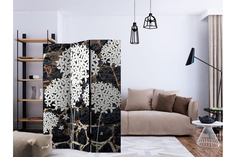 Rumsavdelare - Dark Garden 135x172 - Artgeist sp. z o. o. - Inredning - Rumsavdelare - Vikskärm