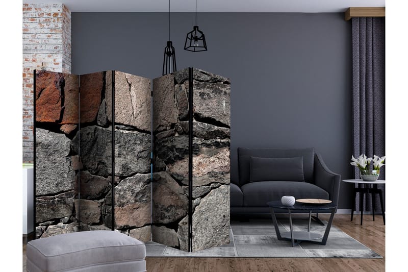 Rumsavdelare - Dark Stones II 225x172 - Artgeist sp. z o. o. - Inredning - Rumsavdelare - Vikskärm