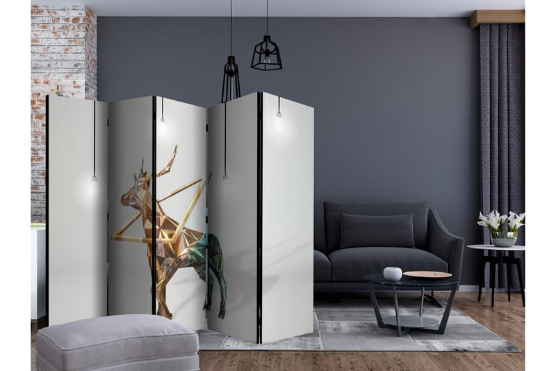 Rumsavdelare - deer (3D) II 225x172 - Artgeist sp. z o. o. - Inredning - Rumsavdelare - Vikskärm