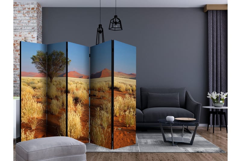 Rumsavdelare - Desert landscape, Namibia II 225x172 - Artgeist sp. z o. o. - Inredning - Rumsavdelare - Vikskärm