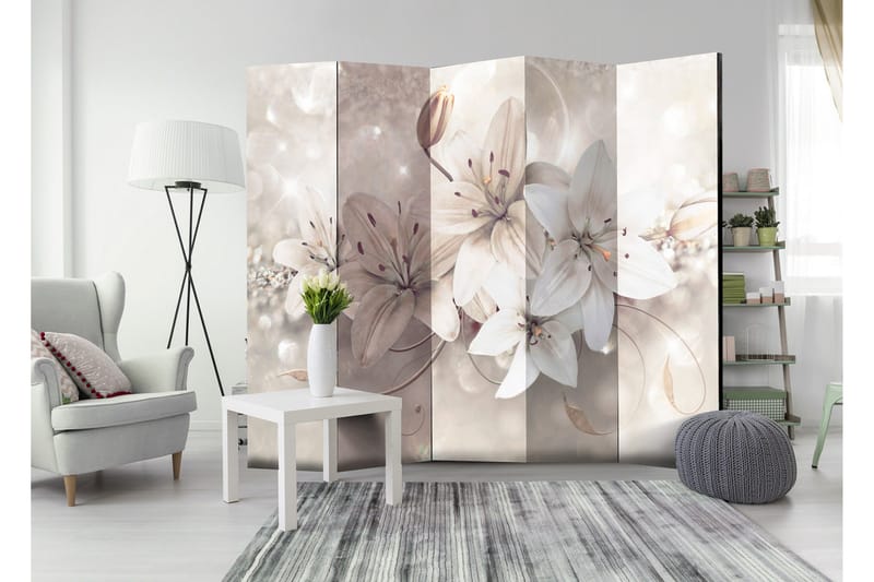 Rumsavdelare Diamond Lilies 225x172 - Artgeist sp. z o. o. - Inredning - Rumsavdelare - Vikskärm
