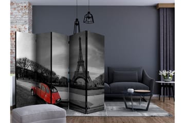 Rumsavdelare - Eiffel Tower and red car II 225x172 - Artgeist sp. z o. o. - Inredning - Rumsavdelare - Vikskärm