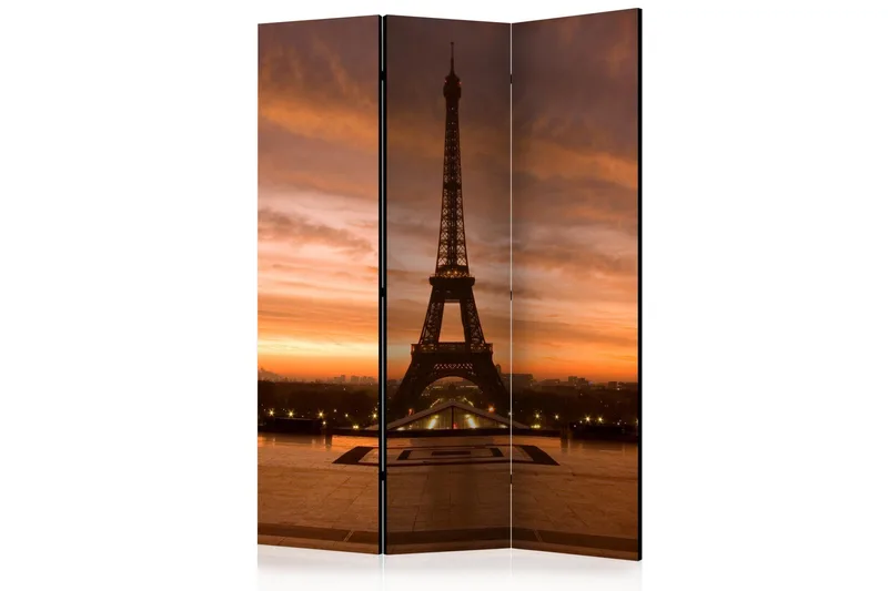 Rumsavdelare - Eiffel tower at dawn 135x172, Artgeist sp. z o. o.
