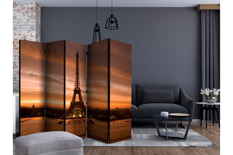 Rumsavdelare - Eiffel tower at dawn II 225x172 - Artgeist sp. z o. o. - Inredning - Rumsavdelare - Vikskärm